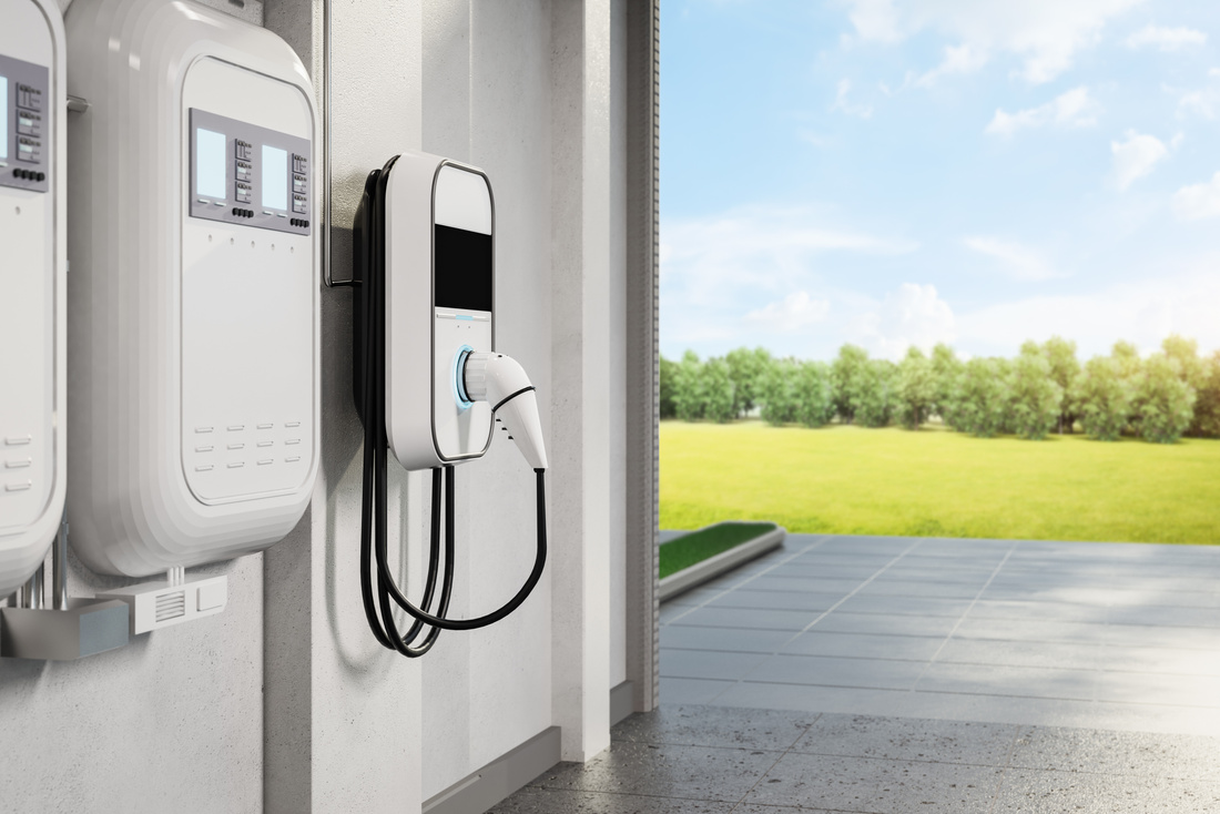 Ev charger at home garage